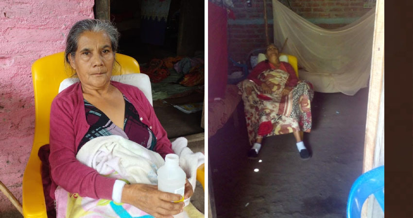 Bertha Luz urge de una tomografía, silla de ruedas y alimentos. Foto: Cortesía/Radio ABC Stereo