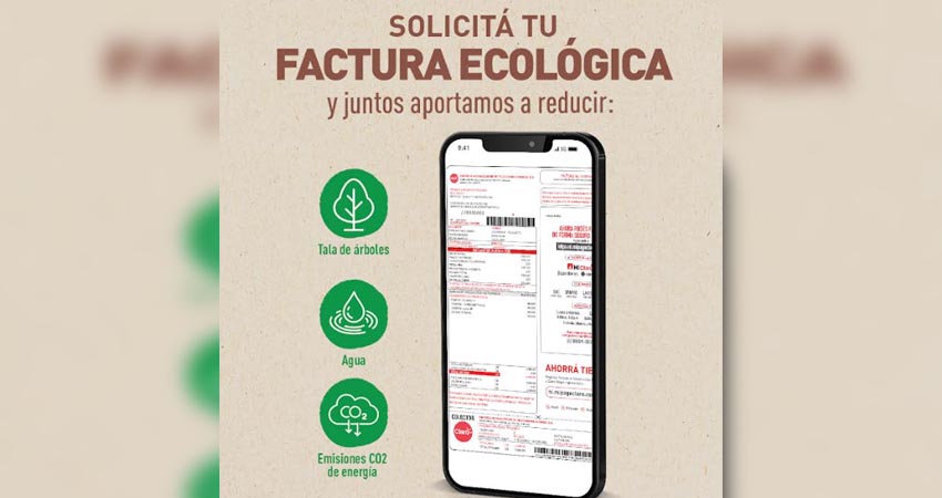 Por un mundo más Claro, pásate a “Facturas Ecológicas”. Foto: Cortesía/Claro Nicaragua