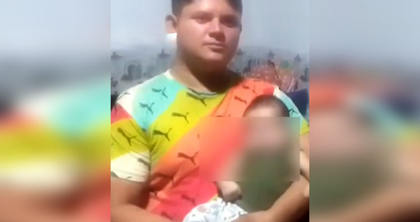 El bebé raptado por su tía, fue recuperado por las autoridades. Foto: Captura de pantalla/TN8