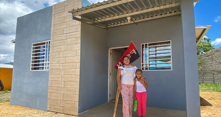 Nuevas casas entregadas en Ocotal. Foto: Alcaldía de Ocotal/Cortesía