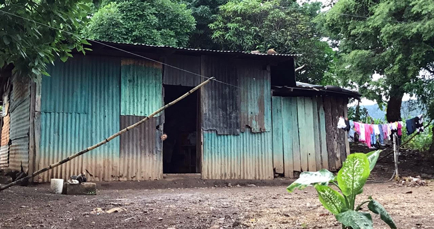 Esta es la vivienda que buscan mejorar. Foto: Cortesía