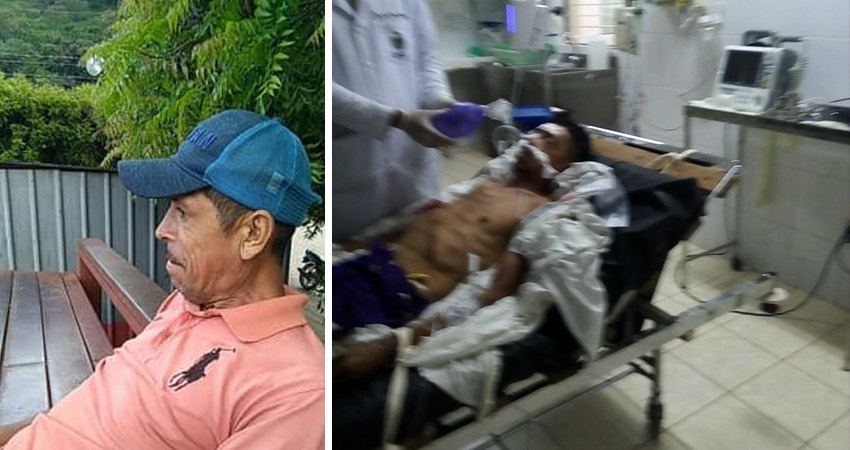 El ahora fallecido apareció en el hospital después de su detención. Foto: Cortesía