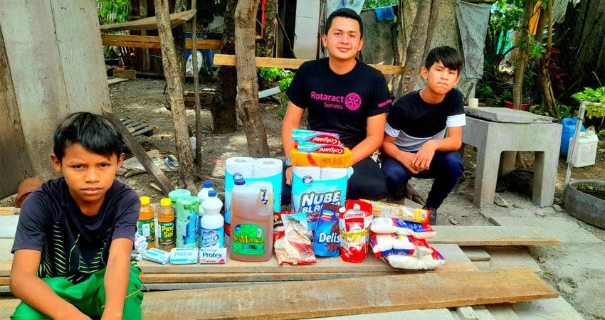 Los hermanitos se mostraron agradecidos por la ayuda recibida. Foto: Cortesía/Radio ABC Stereo