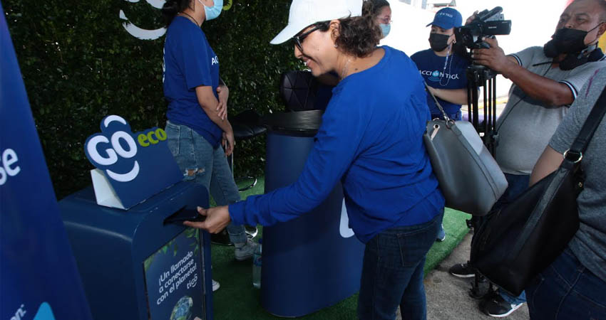 Tigo se une a Los Pipitos en jornada de reciclaje. Foto: Tigo Nicaragua