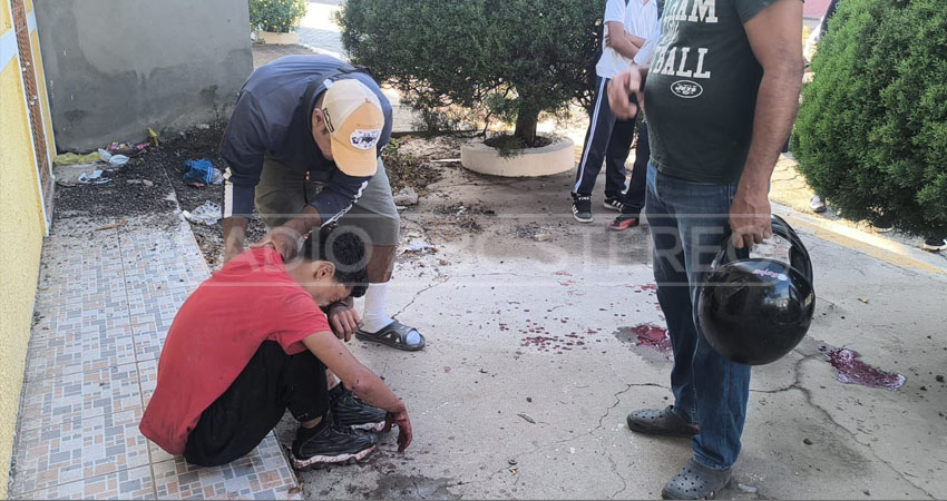 El joven fue herido con un machete. Foto: Cortesía/Radio ABC Stereo