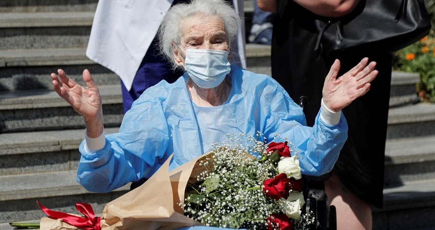 El hijo de la mujer, de 80 años, aún continúa ingresado por covid. Foto: Cortesía