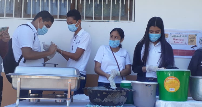 Estudiantes del Colegio Estelí. Foto: Cortesía/Radio ABC Stereo