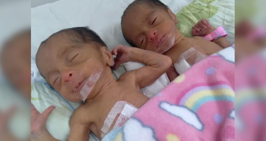 Las hermanitas permanecen ingresadas en el hospital de Estelí. Foto: Famnuel Úbeda/Radio ABC Stereo