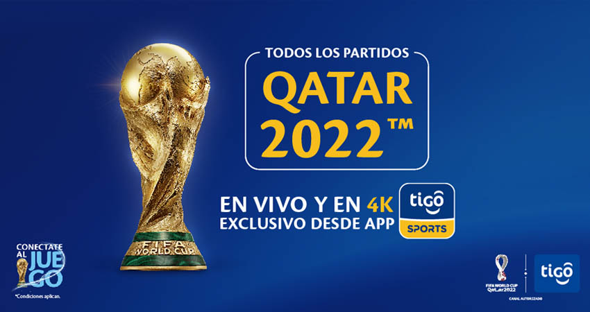 Viví la Copa Mundial de la FIFA® en la App TIGO Sports . Foto: Tigo Nicaragua