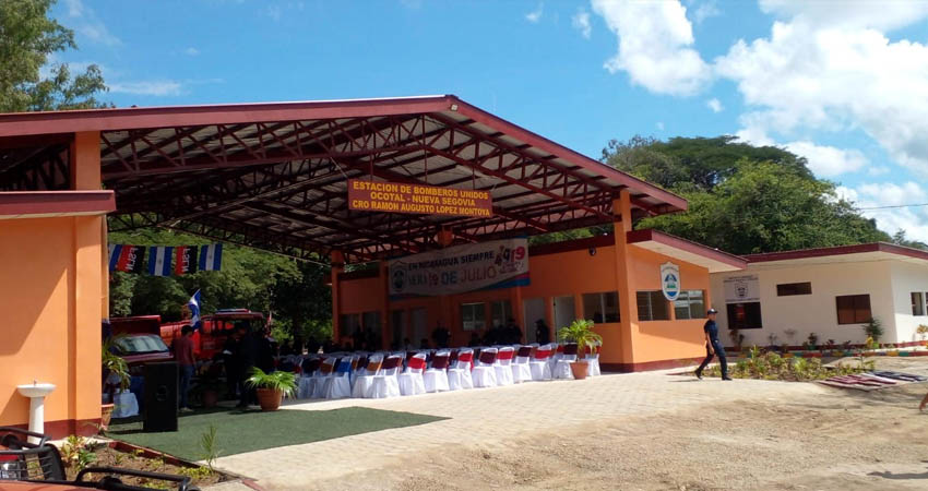 Nueva estación de bomberos en Ocotal. Foto: Marvin Gadea/Radio ABC Stereo
