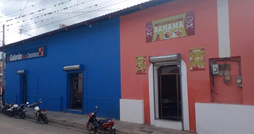 Estafador llegó a Comidas rápidas Bahama, en Ocotal. Foto: Marvin Gadea/Radio ABC Stereo