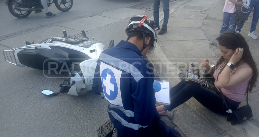 Afortunadamente, la joven no requirió traslado al hospital. Foto: Cortesía/Radio ABC Stereo