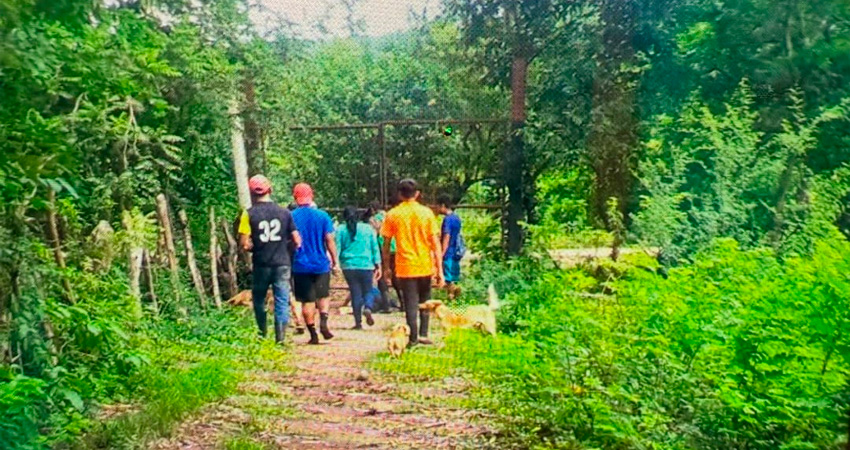 El hombre intentó cruzar el río, pese a que estaba crecido tras las lluvias. Afortunadamente, pobladores de la zona lograron rescatarlo con vida.