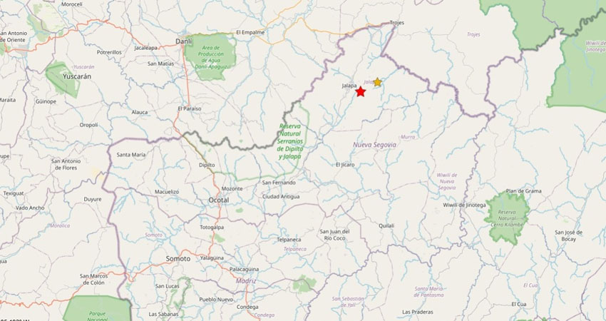Dos sismos se registraron en menos de 30 horas en el departamento, generando preocupación entre habitantes, especialmente de Jalapa.