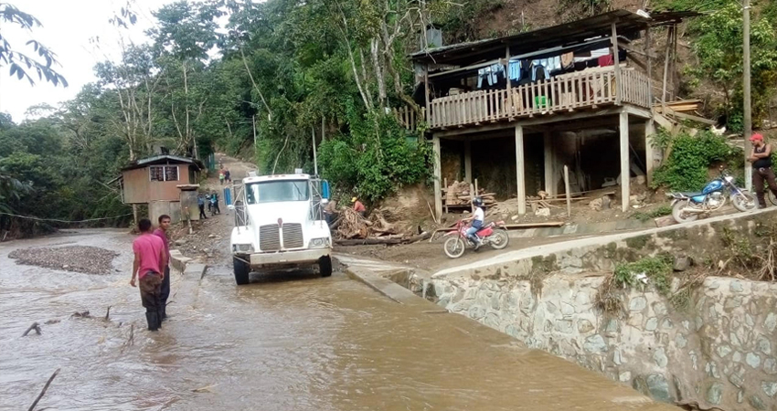 La municipalidad solo cuenta con un camión. Foto: Cortesía/Radio ABC Stereo