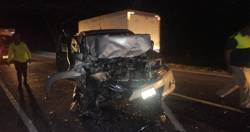 El conductor resultó ileso. Foto: Cortesía/Radio ABC Stereo