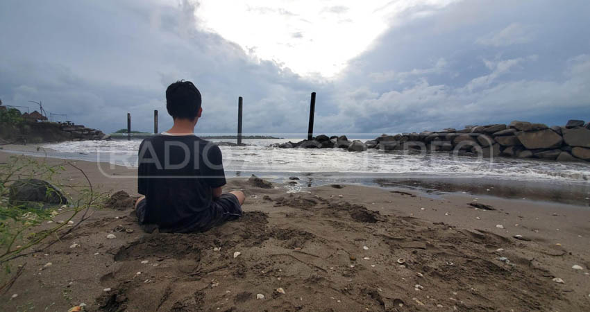 Municipio de Corinto cielo nublado por tormenta tropical Pilar. Foto: Radio ABC Stereo