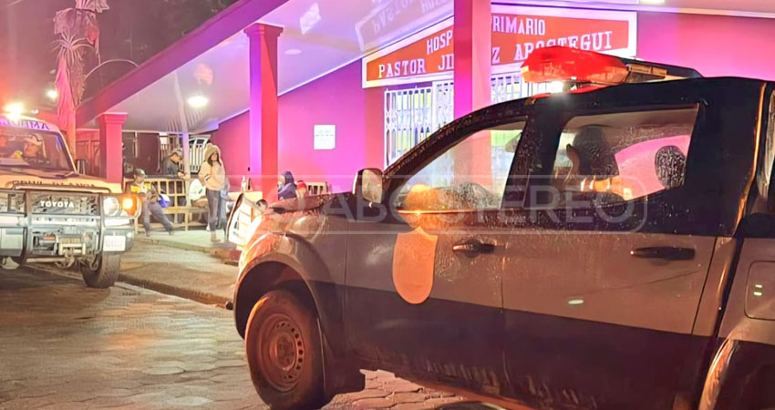 El hombre se dirigió por cuenta propia al hospital de Jalapa. Foto: Cortesía/Radio ABC Stereo