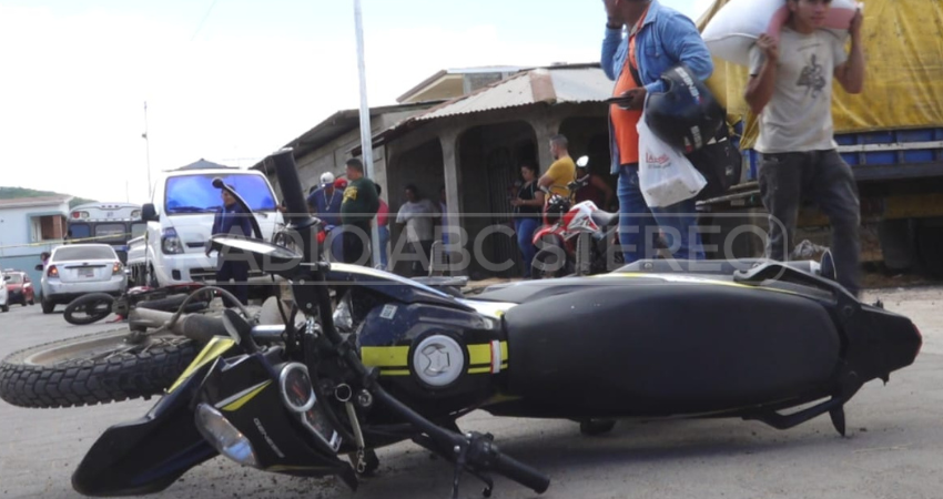 Afortunadamente ninguno de los motociclistas sufrió lesiones de gravedad. Foto: José Enrique Ortega/Radio ABC Stereo