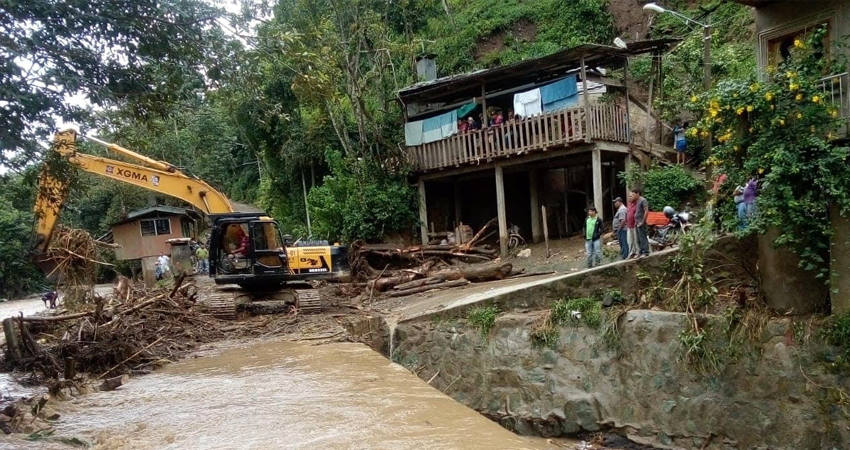 Producto de los huracanes, Murra sufrió serias afectaciones. Foto: Cortesía