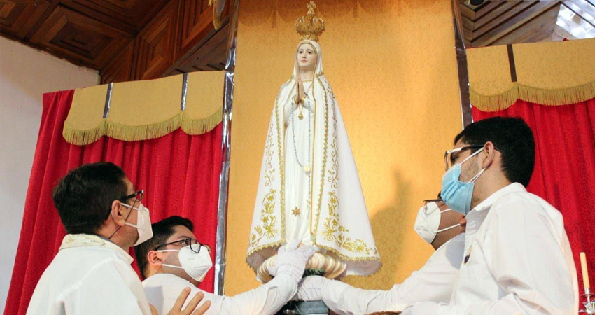 La Imagen Peregrina fue recibida por la Diócesis de Estelí el 08 de noviembre. Foto: Misión Fátima Nicaragua