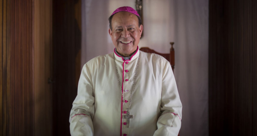 Mons. Juan Abelardo Mata, obispo de la Diócesis de Estelí. Foto: La Prensa