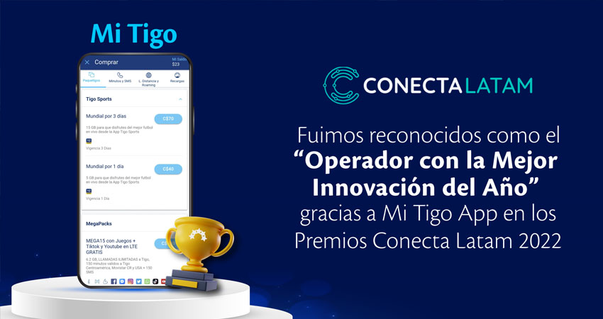 Tigo es reconocido como  “El Operador con la Mejor Innovación en 2022”