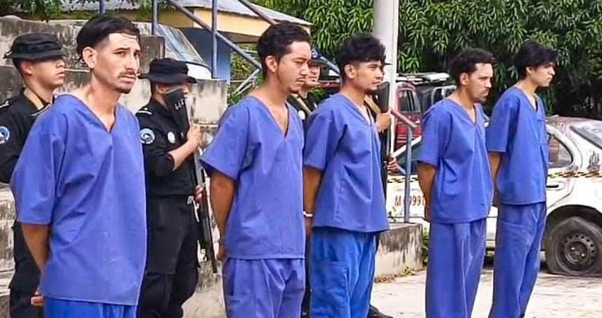 Detenidos en el departamento de Nueva Segovia. Foto: Cortesía/Radio ABC Stereo