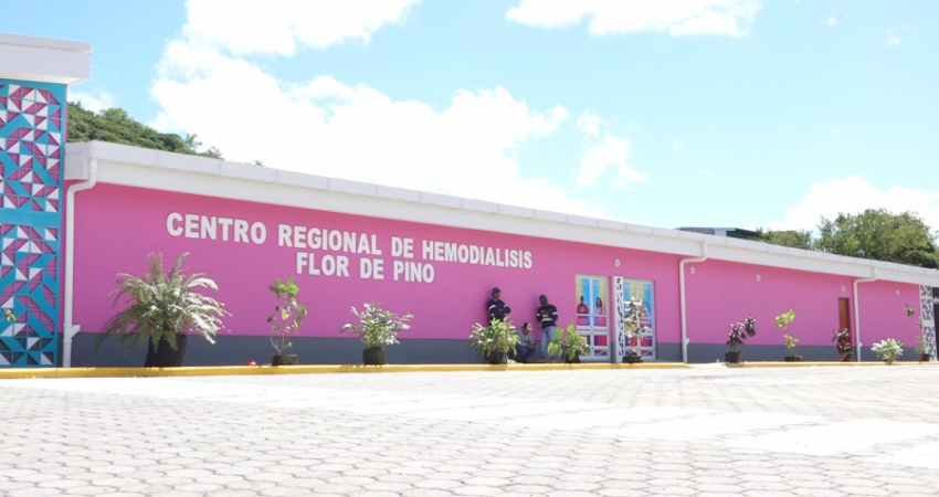 Centro Regional de Hemodiálisis Flor de Pino, en Estelí. Foto: Cortesía/Radio ABC Stereo