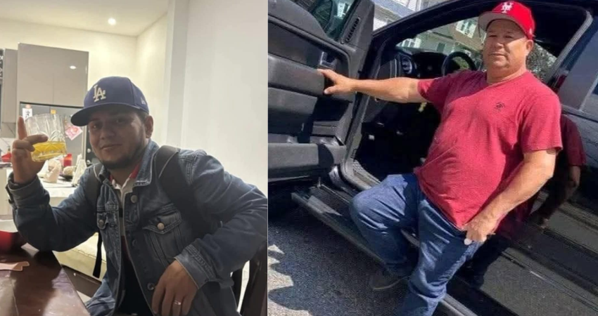 A la izquierda Giovanni Castellón, acusado de mandar a matar a su padre. A la derecha, Francisco Castellón, la víctima. Foto: Cortesía/Radio ABC Stereo