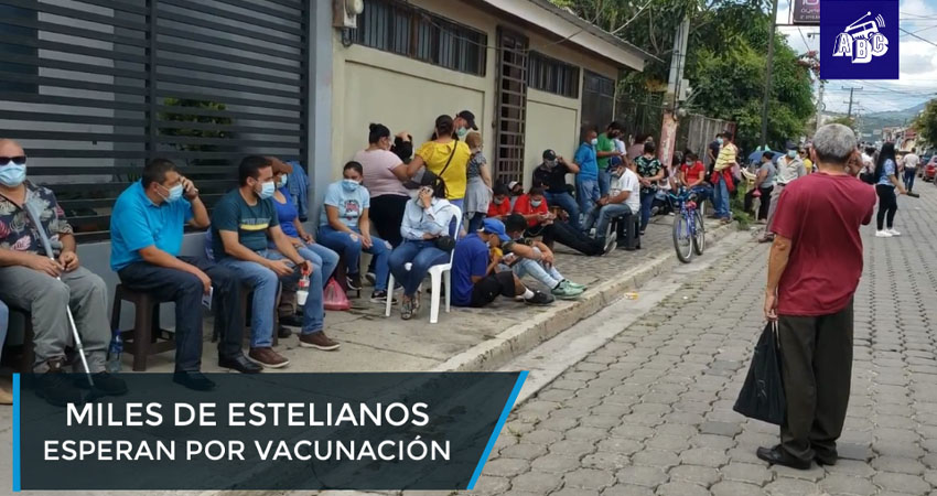 Miles de estelianos esperan por vacunación