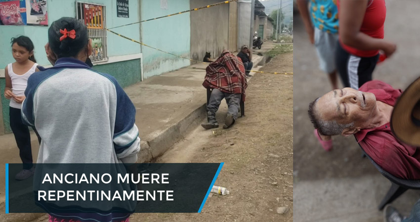 Anciano muere repentinamente