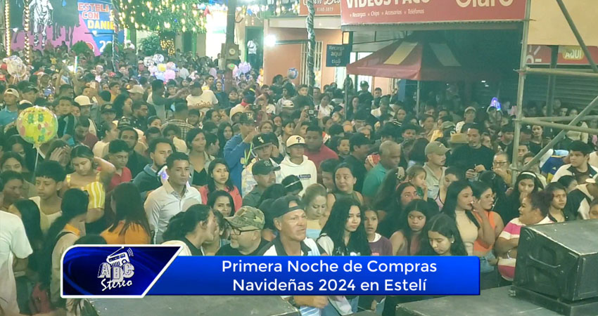 Primera Noche de Compras Navideñas de Estelí en 2024