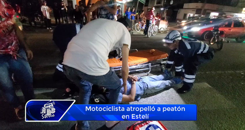 Hombre es atropellado cuando cruzaba un paso peatonal en Estelí