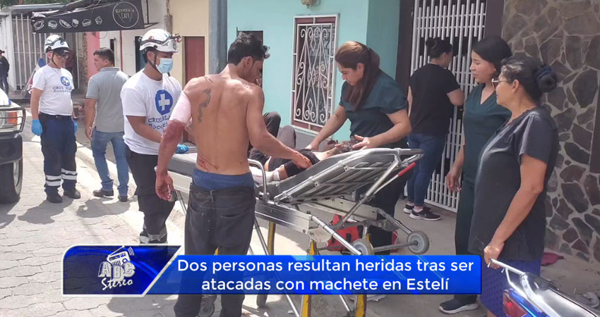 Dos personas resultan heridas tras ser atacadas con machete en Estelí