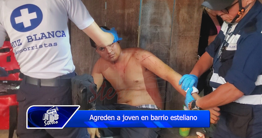 Agreden a joven en barrio esteliano