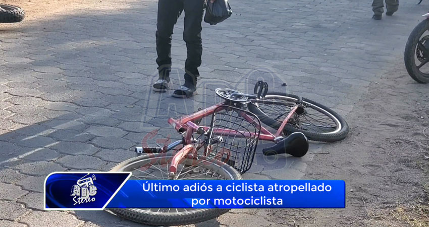 Último adiós a ciclista atropellado por motociclista