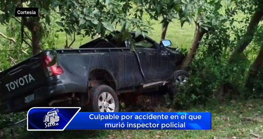 Culpable por accidente en el que murió inspector policial