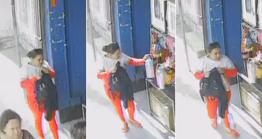 Piden la colaboración de la población para identificar a la autora del robo. Foto: Cortesía/Radio ABC Stereo
