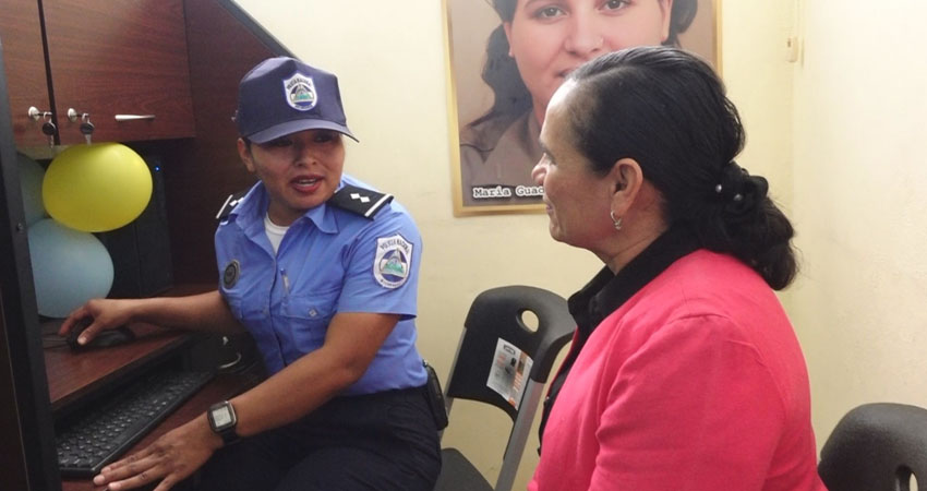 Comisaría de la Mujer, barrio Oscar Gámez. Foto: Cortesía/Radio ABC Stereo