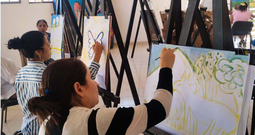 Mujeres participan en esta nueva iniciativa. Foto: Funarte