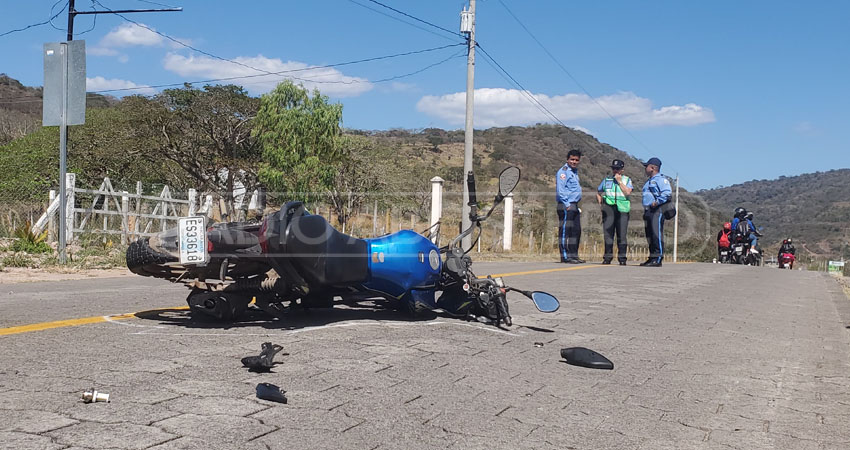 El accidente ocurrió en la comunidad San Pedro. Foto: José Enrique Ortega/Radio ABC Stereo