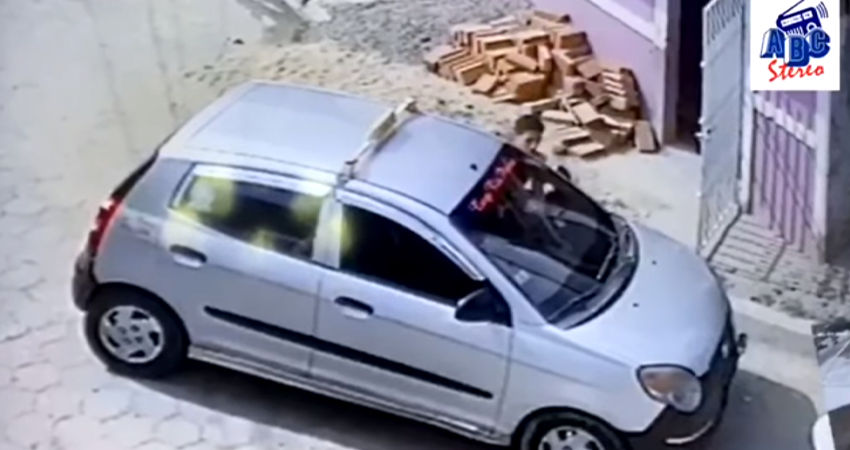 Captura de video donde quedó registrado el robo.