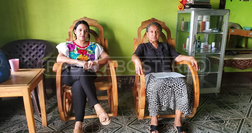 Madre y hermana de Donald Elías Gutiérrez. Foto: José Enrique Ortega/Radio ABC Stereo