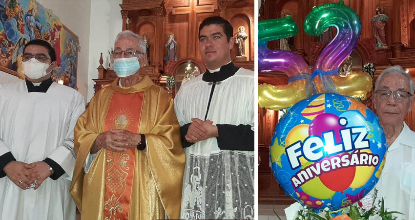 El padre Julio López llegó a la Diócesis de Estelí cuando tenía 25 años de edad. Foto: Famnuel Úbeda/Radio ABC Stereo
