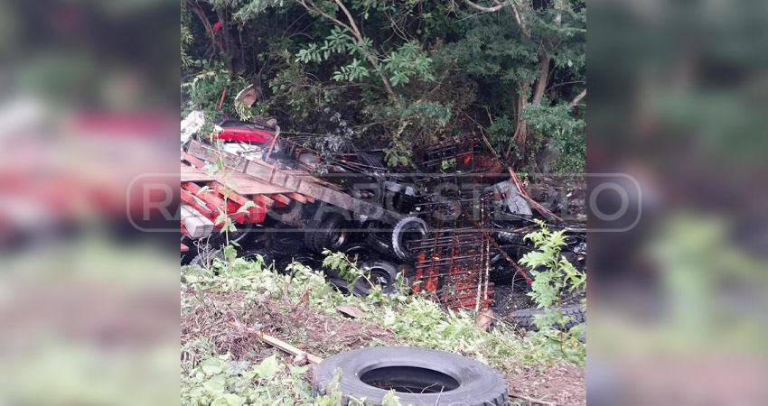 Los afectados se dirigían de Jinotega hacia Río Blanco. Foto: Cortesía/Radio ABC Stereo