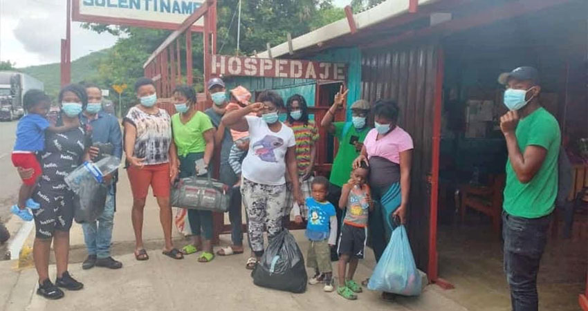 Los haitianos fueron hospedados en el Hostal Solentiname. Foto: Cortesía