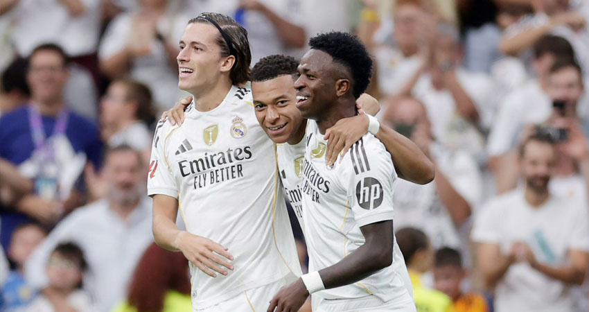 La tabla de posiciones actualmente tiene como líder al Real Madrid con 15 puntos, seguido por el FC Barcelona con 13, y Villarreal y RCD Espanyol con 10 unidades.
