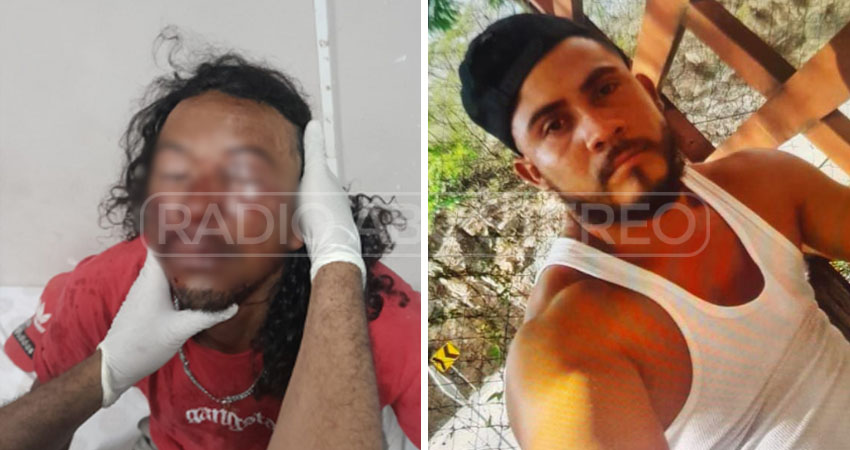 A la izquierda la víctima y a la derecha el presunto agresor. Foto: Cortesía/Radio ABC Stereo