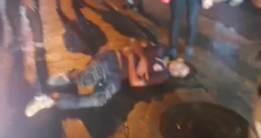 El joven lesionado ameritó traslado al hospital San Juan de Dios. Foto: Cortesía/Radio ABC Stereo